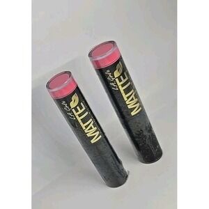 2 Lot Set Of 2 L.A. GIRL Matte Flat Velvet Lipstick 0.1oz - GLC803 Sweet Revenge